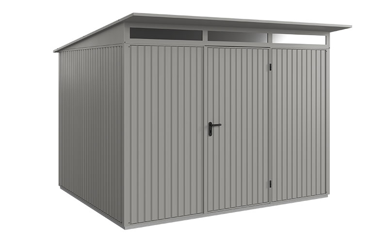 Ecostar-Geraetehaus_Trend-P_2flg_Typ3_RAL9007 Ecostar-Geraetehaus_Trend-P_2flg_Typ3_RAL9007